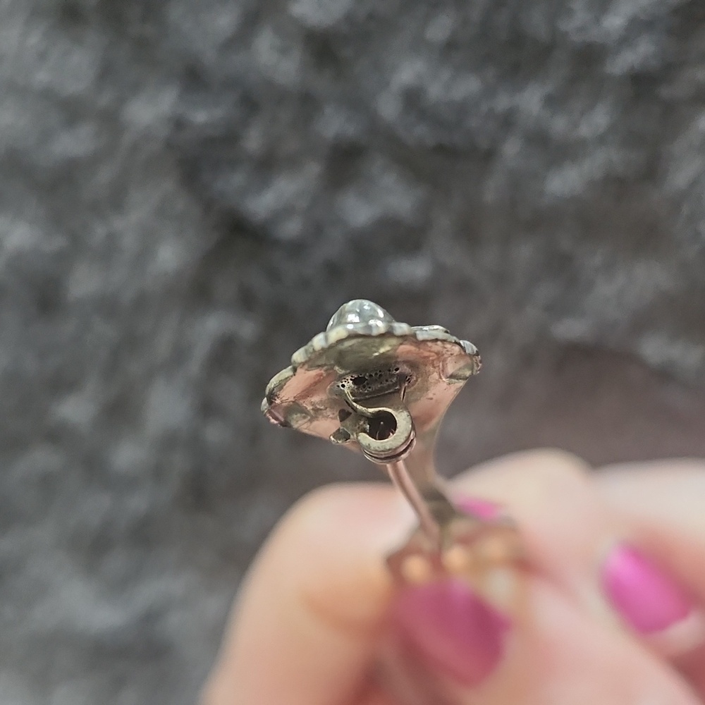 Sterling silver fork brooch - Picture 5 of 7